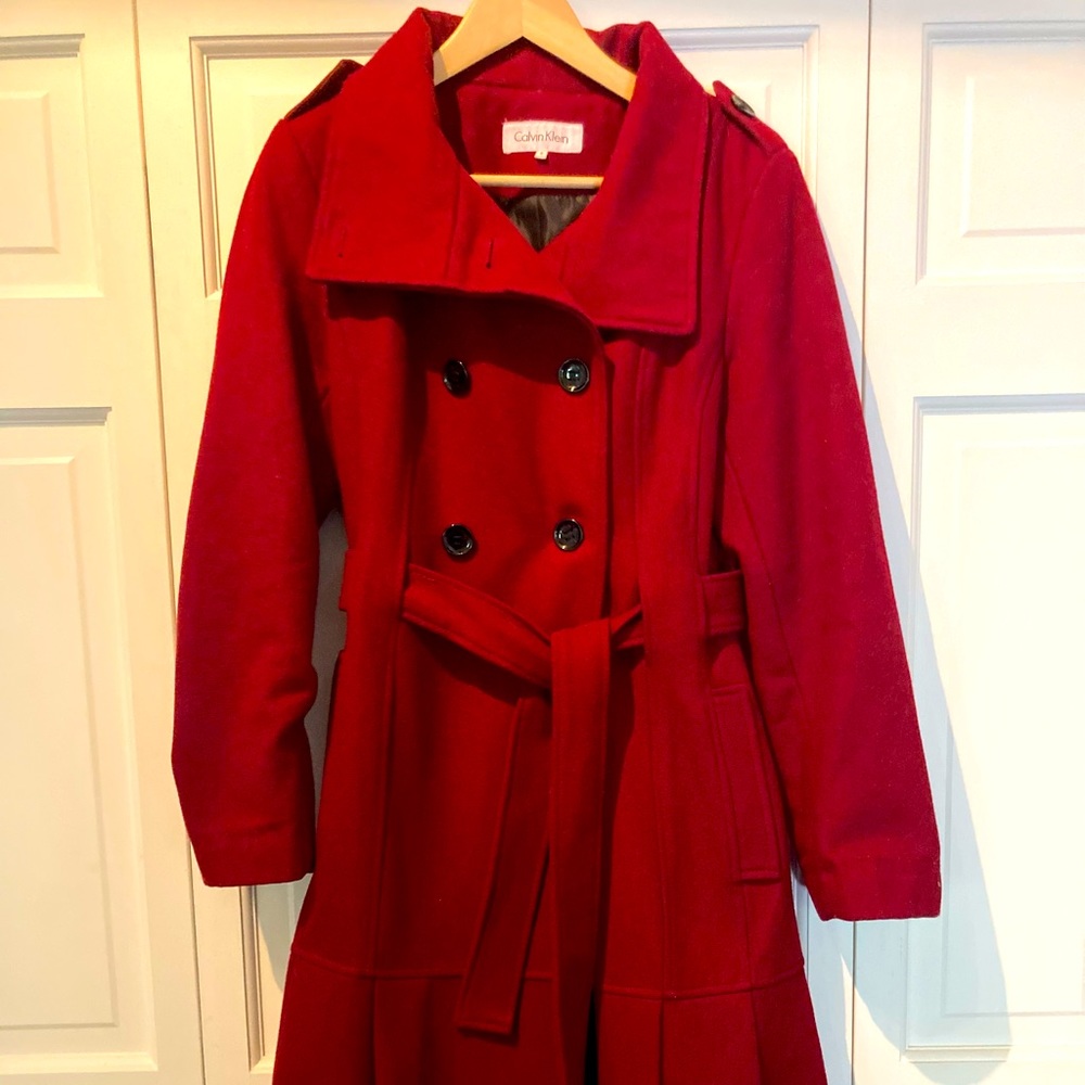 Calvin Klein Red Coat